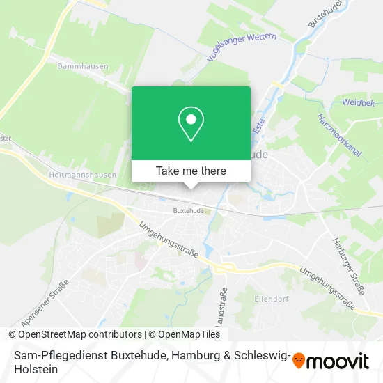 Карта Sam-Pflegedienst Buxtehude
