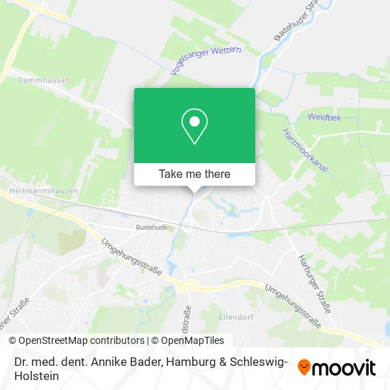 Карта Dr. med. dent. Annike Bader