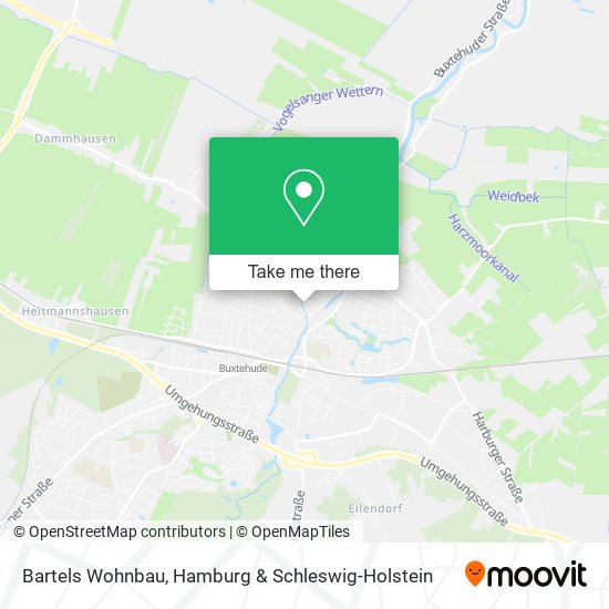 Bartels Wohnbau map