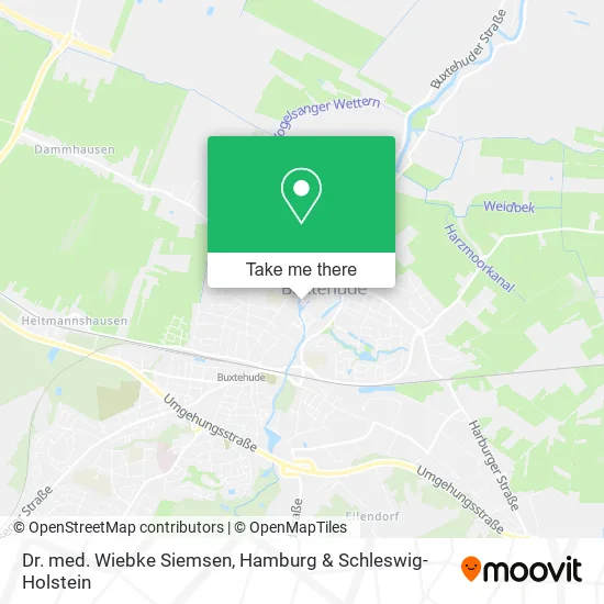 Карта Dr. med. Wiebke Siemsen