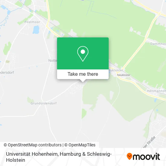 Карта Universität Hohenheim