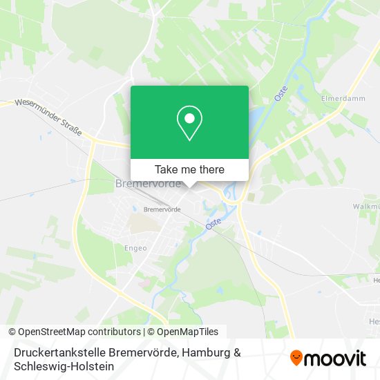 Druckertankstelle Bremervörde map