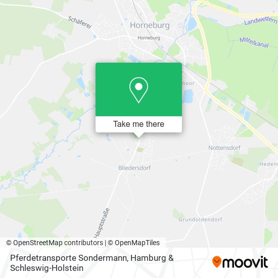 Pferdetransporte Sondermann map