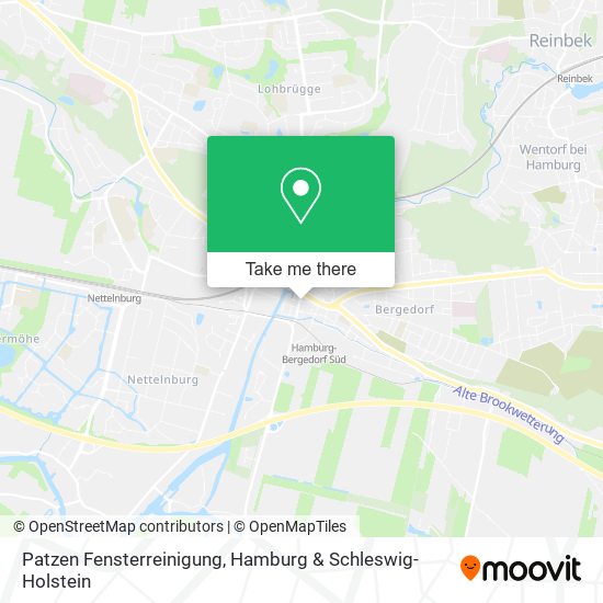 Patzen Fensterreinigung map