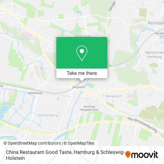 China Restaurant Good Taste map