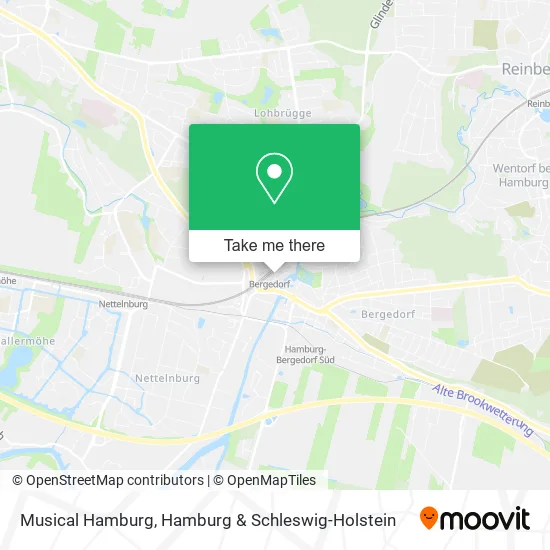 Карта Musical Hamburg