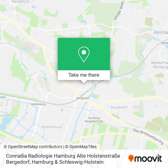 Карта Conradia Radiologie Hamburg Alte Holstenstraße Bergedorf