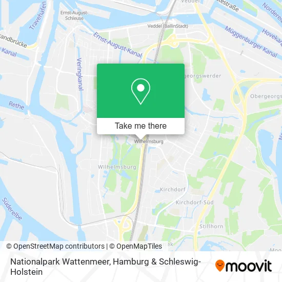 Nationalpark Wattenmeer map