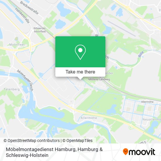 Möbelmontagedienst Hamburg map