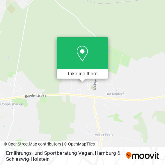 Карта Ernährungs- und Sportberatung Vegan