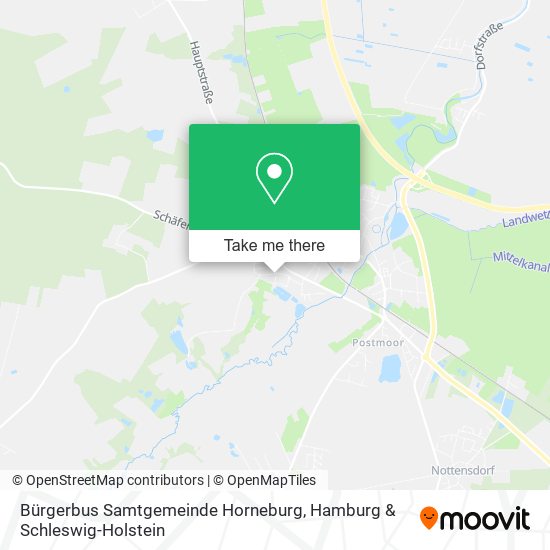 Bürgerbus Samtgemeinde Horneburg map