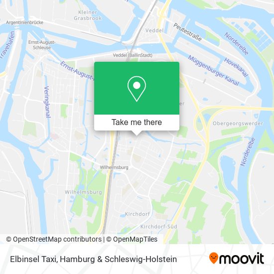 Elbinsel Taxi map