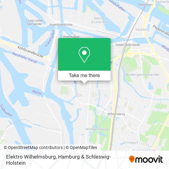 Elektro Wilhelmsburg map