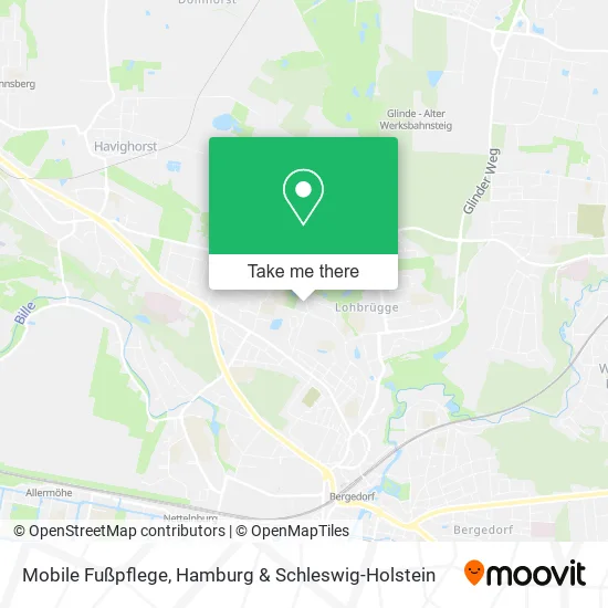 Карта Mobile Fußpflege