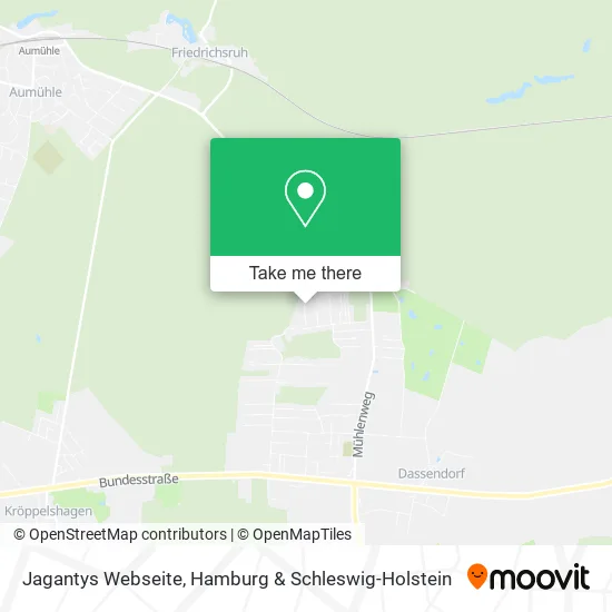 Карта Jagantys Webseite