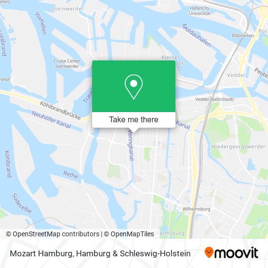 Карта Mozart Hamburg