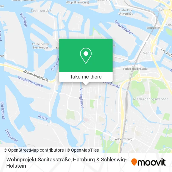 Карта Wohnprojekt Sanitasstraße