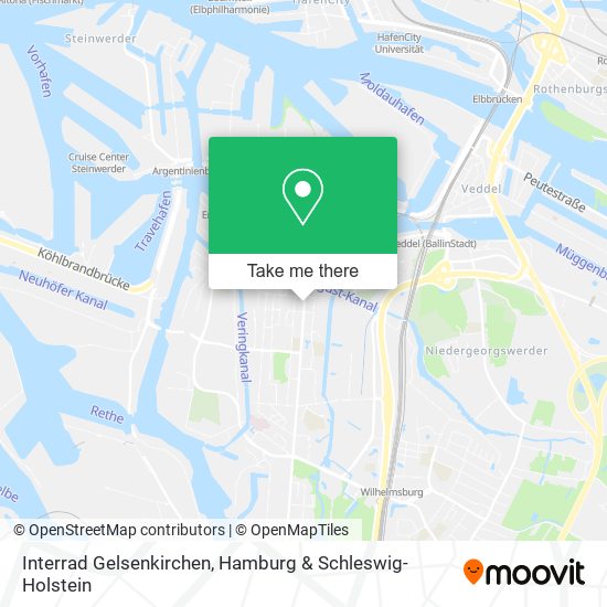 Interrad Gelsenkirchen map