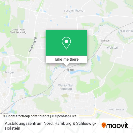 Ausbildungszentrum Nord map
