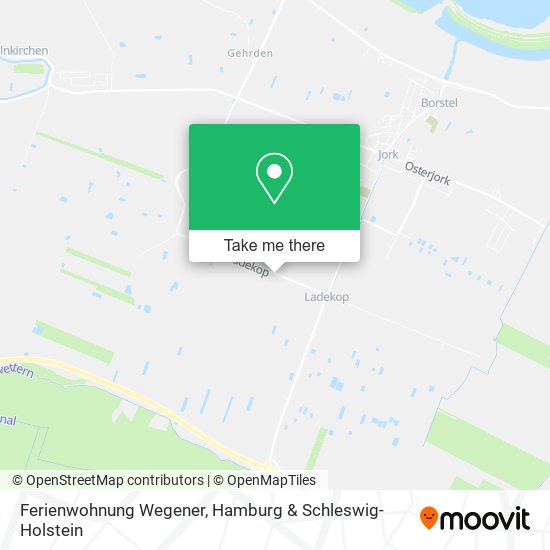 Ferienwohnung Wegener map