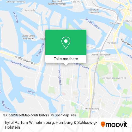 Eyfel Parfum Wilhelmsburg map