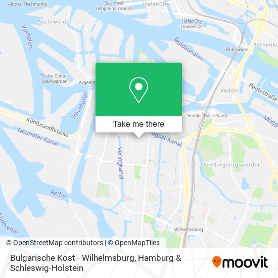 Карта Bulgarische Kost - Wilhelmsburg