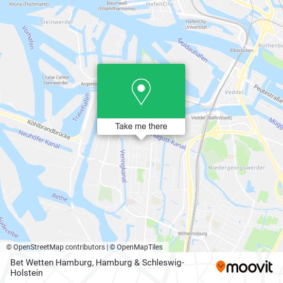 Карта Bet Wetten Hamburg