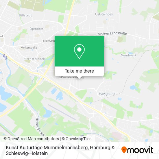Карта Kunst Kulturtage Mümmelmannsberg