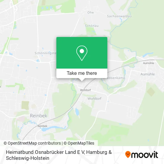 Карта Heimatbund Osnabrücker Land E V