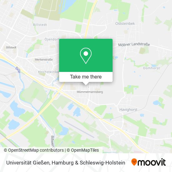 Universität Gießen map