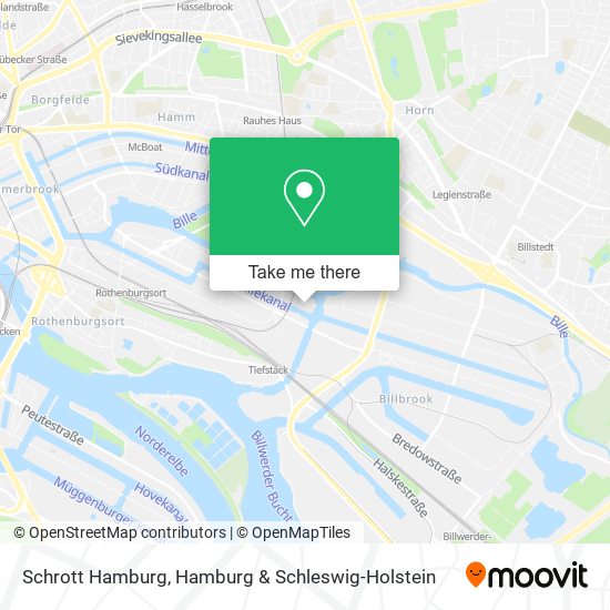 Schrott Hamburg map