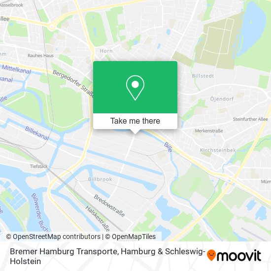 Bremer Hamburg Transporte map