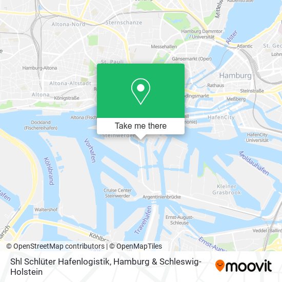 Shl Schlüter Hafenlogistik map
