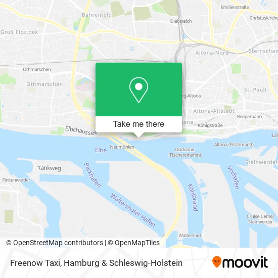 Freenow Taxi map