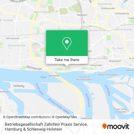 Карта Betriebsgesellschaft Zahnfein Praxis Service