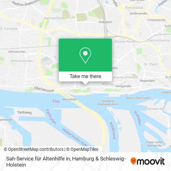Карта Sah-Service für Altenhilfe in