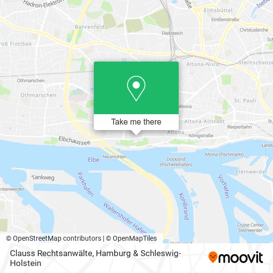 Карта Clauss Rechtsanwälte