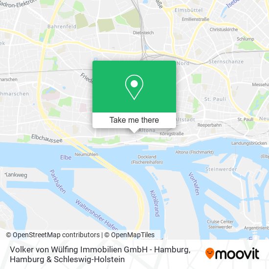 Volker von Wülfing Immobilien GmbH - Hamburg map