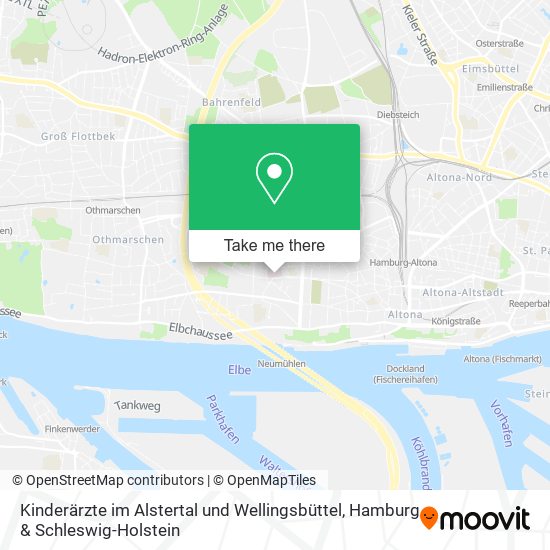 Kinderärzte im Alstertal und Wellingsbüttel map