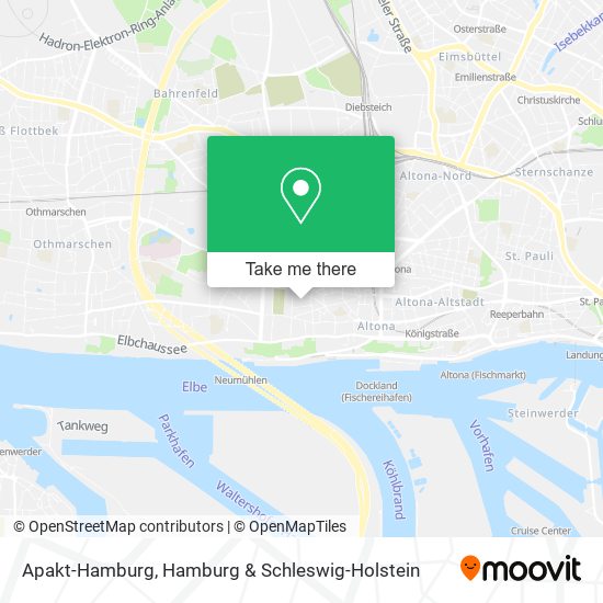 Apakt-Hamburg map