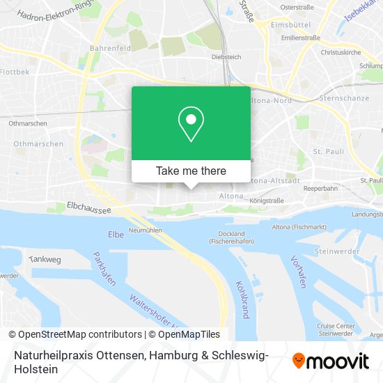 Naturheilpraxis Ottensen map