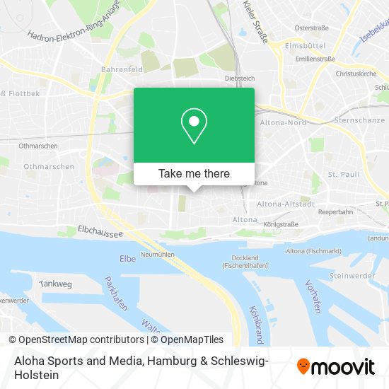 Aloha Sports and Media map