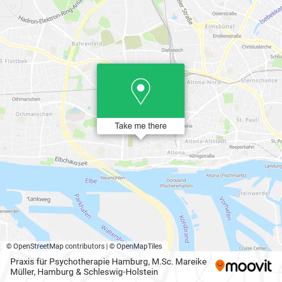 Praxis für Psychotherapie Hamburg, M.Sc. Mareike Müller map