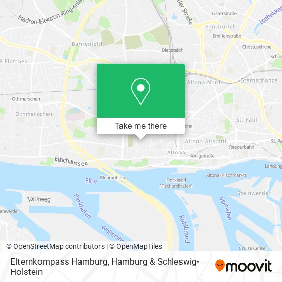 Карта Elternkompass Hamburg