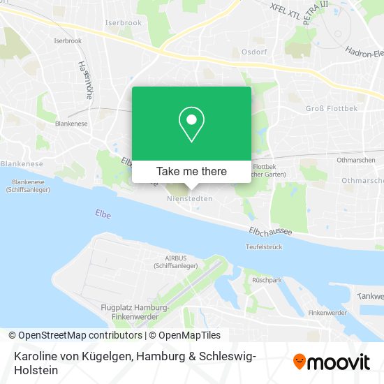 Karoline von Kügelgen map