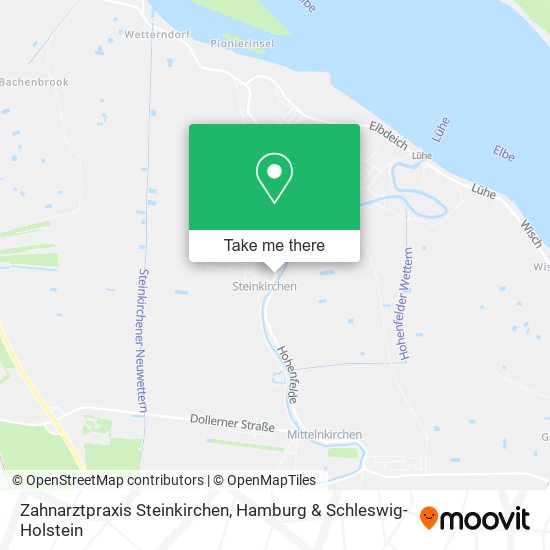 Zahnarztpraxis Steinkirchen map
