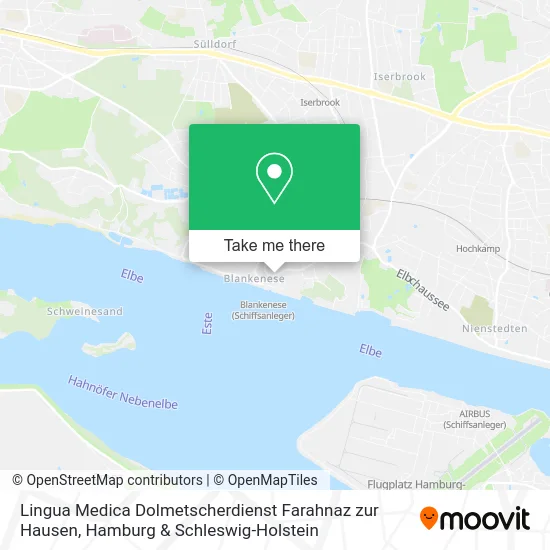 Карта Lingua Medica Dolmetscherdienst Farahnaz zur Hausen