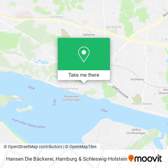 Hansen Die Bäckerei map