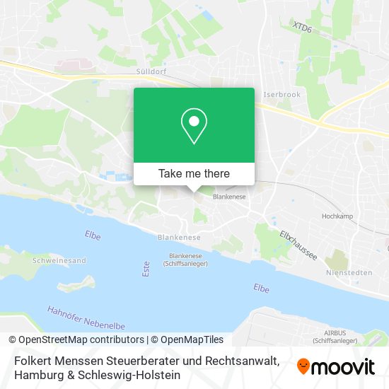 Folkert Menssen Steuerberater und Rechtsanwalt map