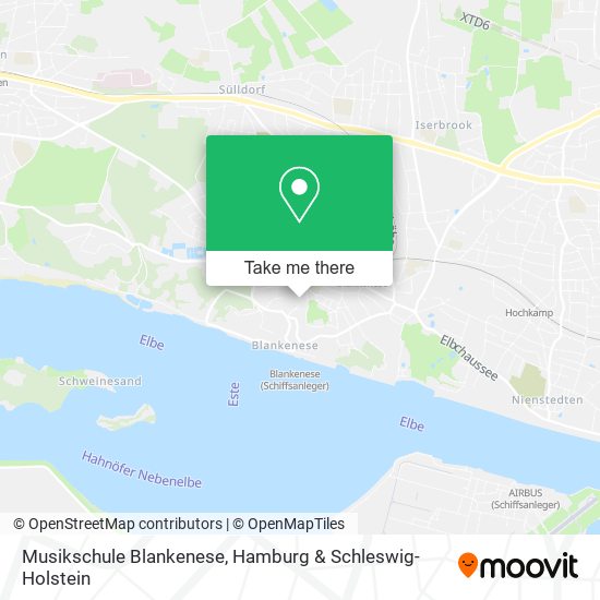 Musikschule Blankenese map